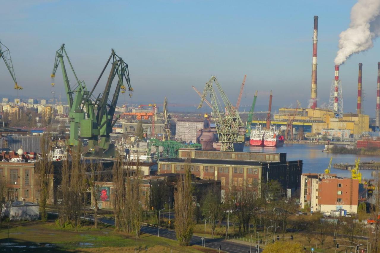 Blue - Bastion Walowa Gdansk Bagian luar foto